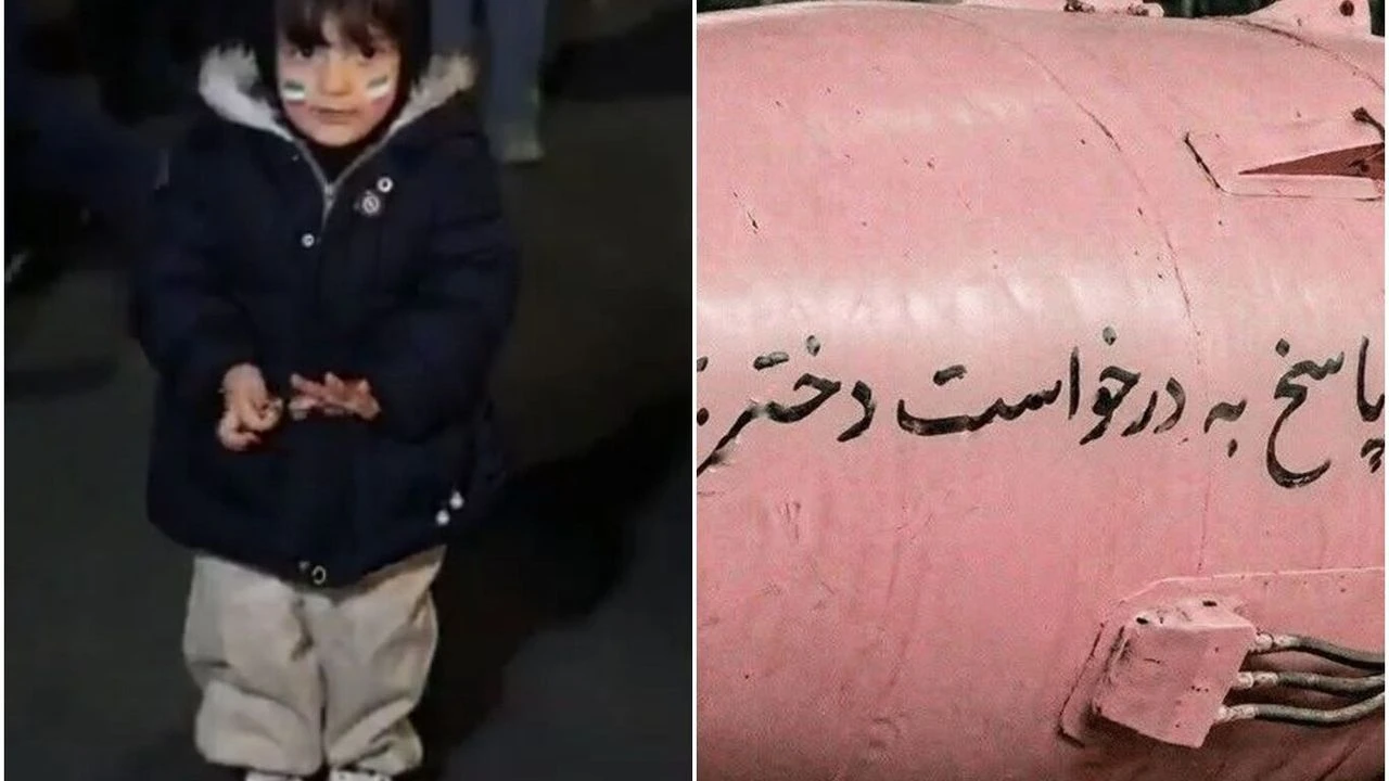 Devrim Muhafızları küçük kız çocuğun isteğine kayıtsız kalmadı! Pembe füze. ..