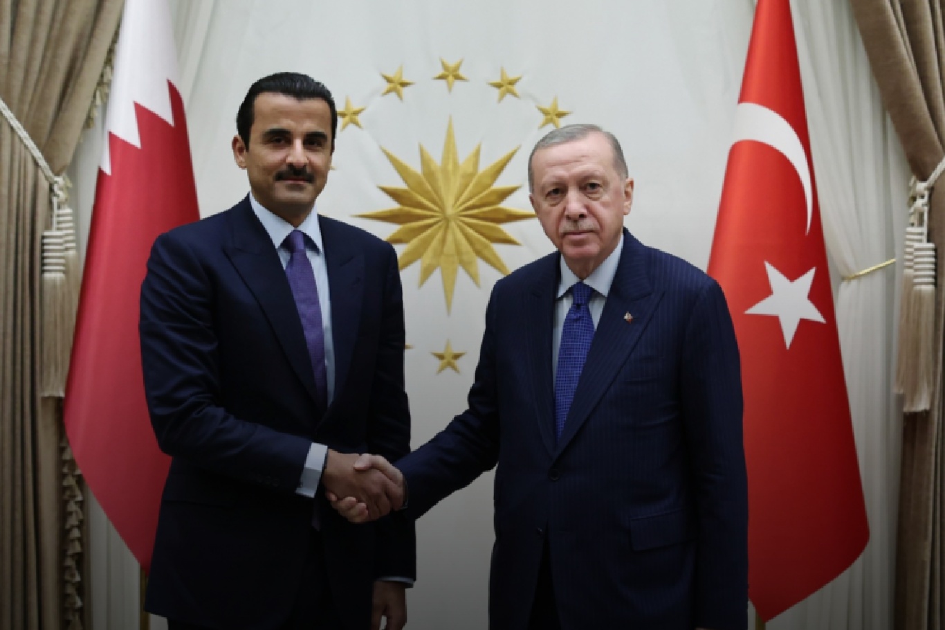 Cumhurbaşkanı Erdoğan, Katar Emiri Al Sani ile telefonda ile ile görüştü