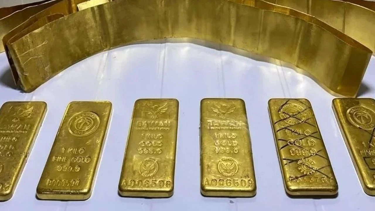 8 kilogram altın ele geçirildi!
