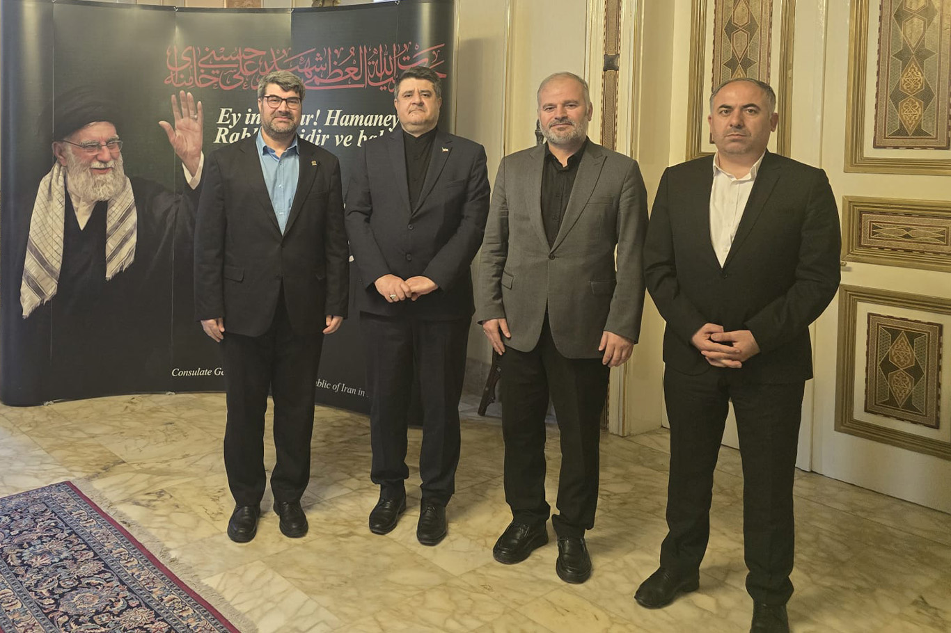 Umut Kervanı'ndan İran Başkonsolosluğu'na ziyaret