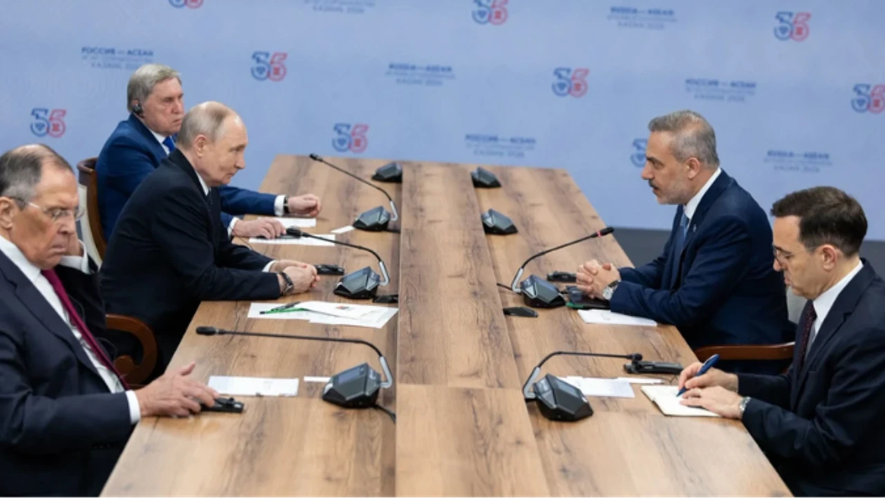 Bakan Fidan, Putin tarafından kabul edildi