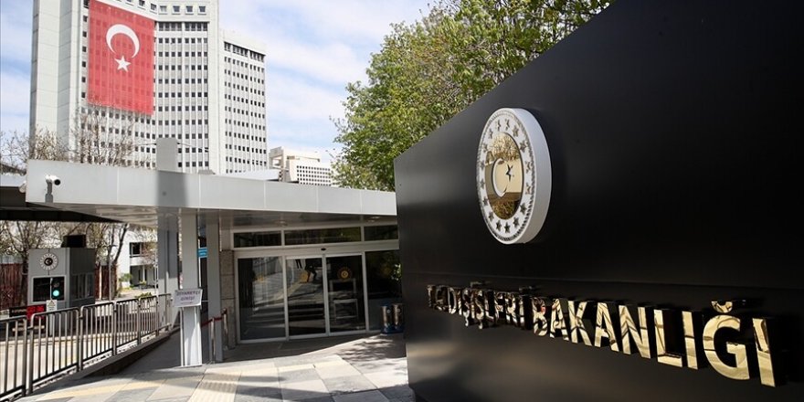 Dışişleri Bakanlığından, Avrupa Parlamentosunun 2025 Yılı Türkiye Raporu'na tepki