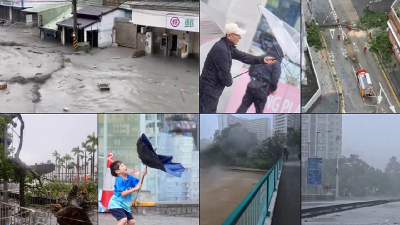 Hong Kong’da en yüksek yağış alarmı!
