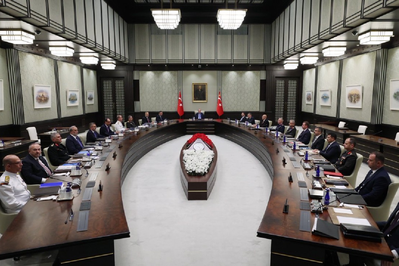 MGK, Cumhurbaşkanı Erdoğan başkanlığında toplandı