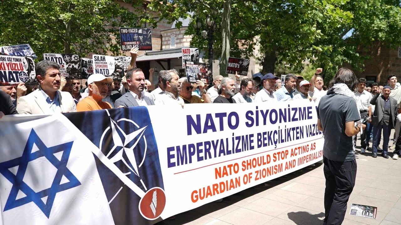 Ankara’da NATO Zirvesi öncesi protesto!