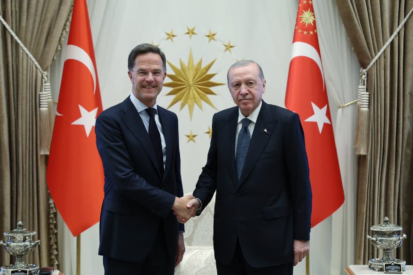 Cumhurbaşkanı Erdoğan, NATO Genel Sekreteri Rutte'yi kabul etti