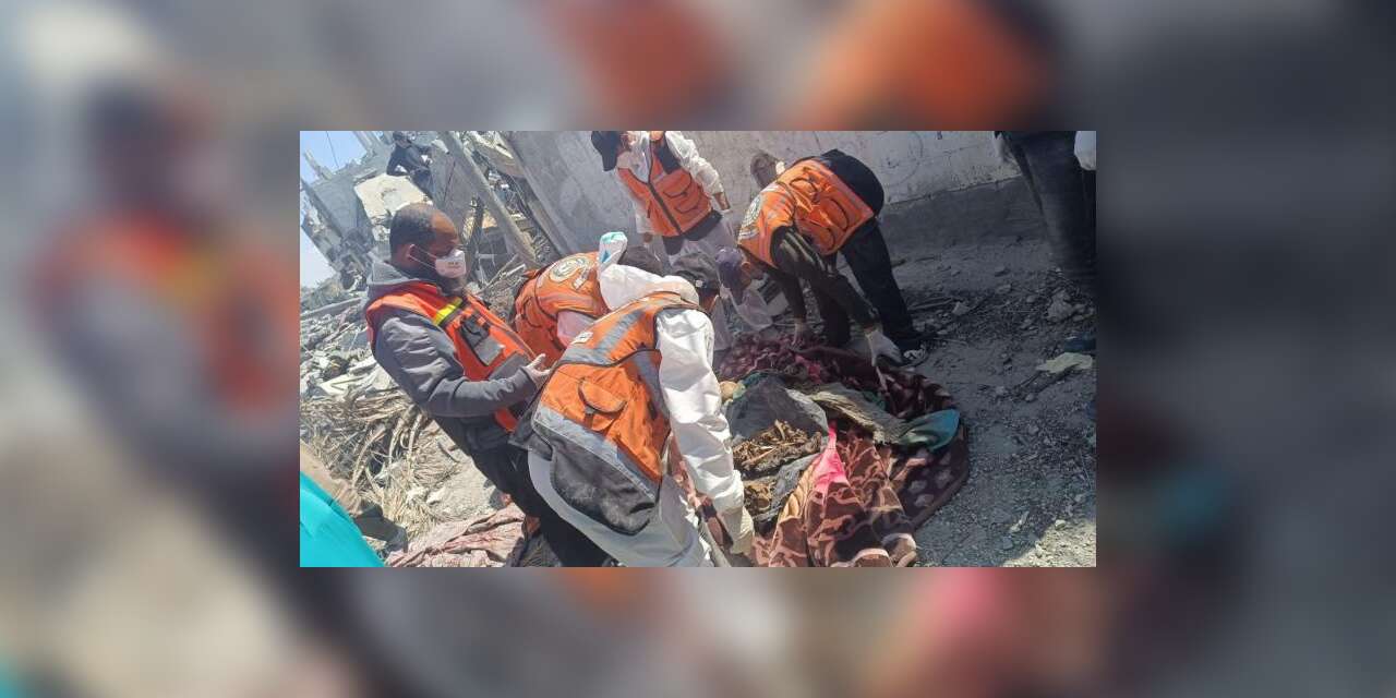 Sivil Savunma, Gazze’de Sabra Mahallesi’nde 8 cesedin parçalarını çıkardı
