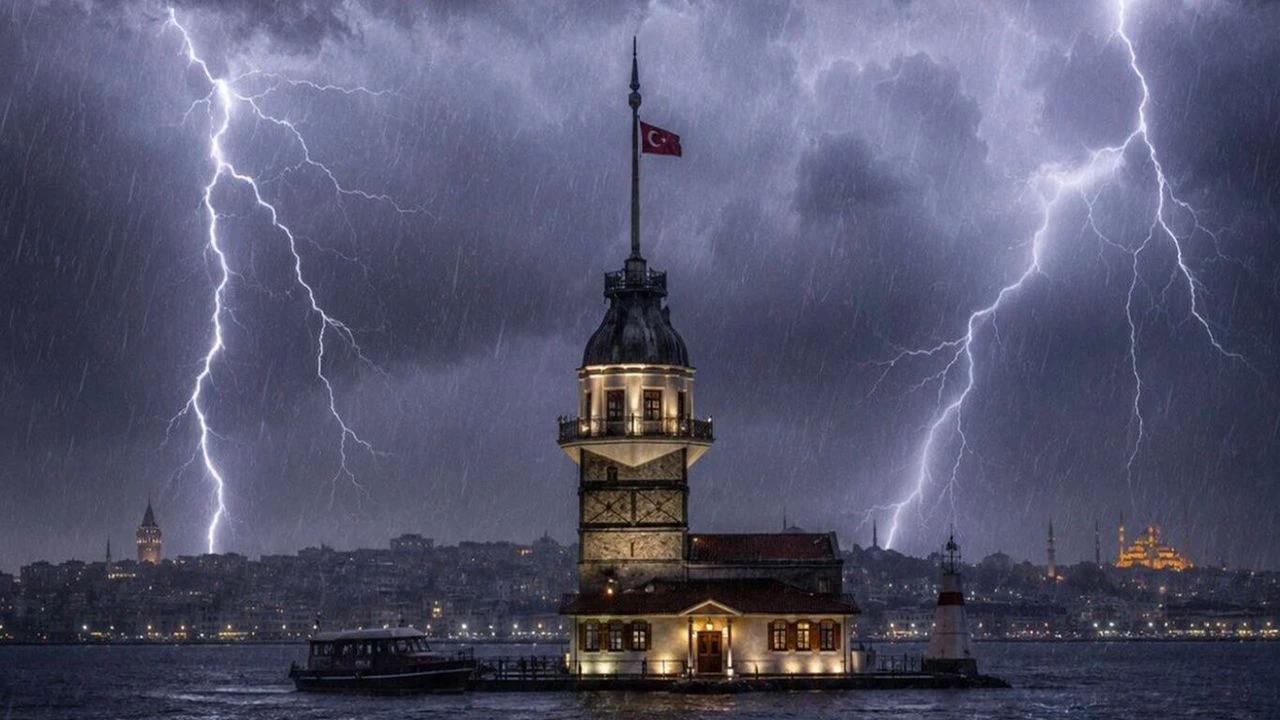 İstanbul’da gök gürültülü sağanak bekleniyor!