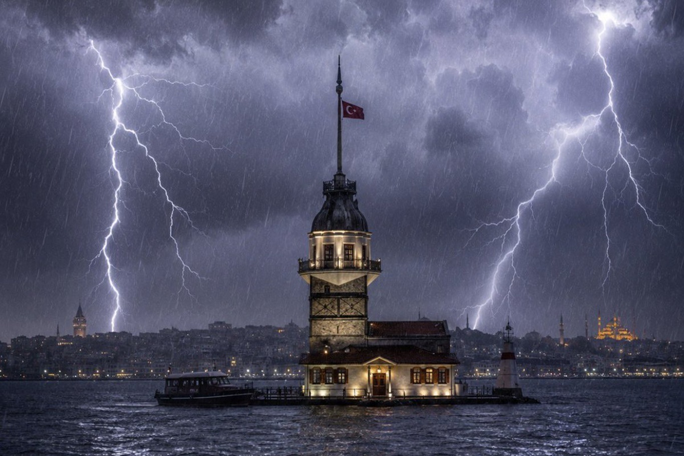 İstanbul’da perşembe günü gök gürültülü sağanak bekleniyor