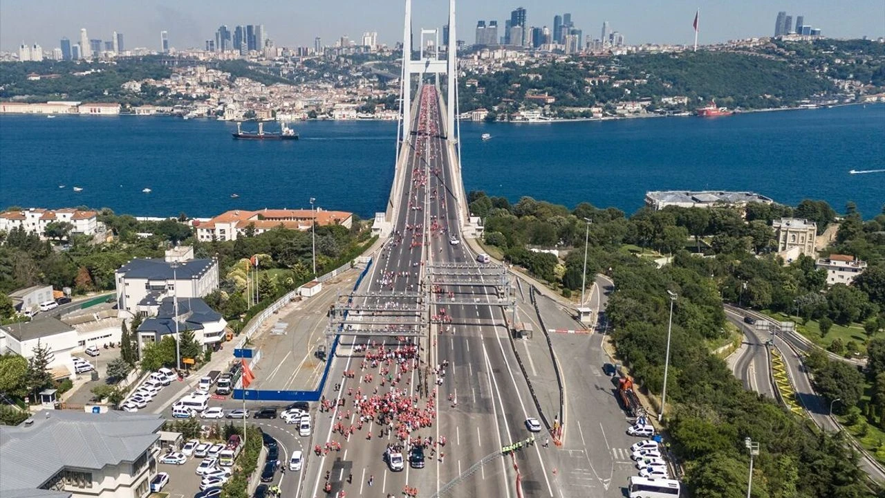 15 Temmuz Şehitler Köprüsü, şehitleri anma koşusu için hazır