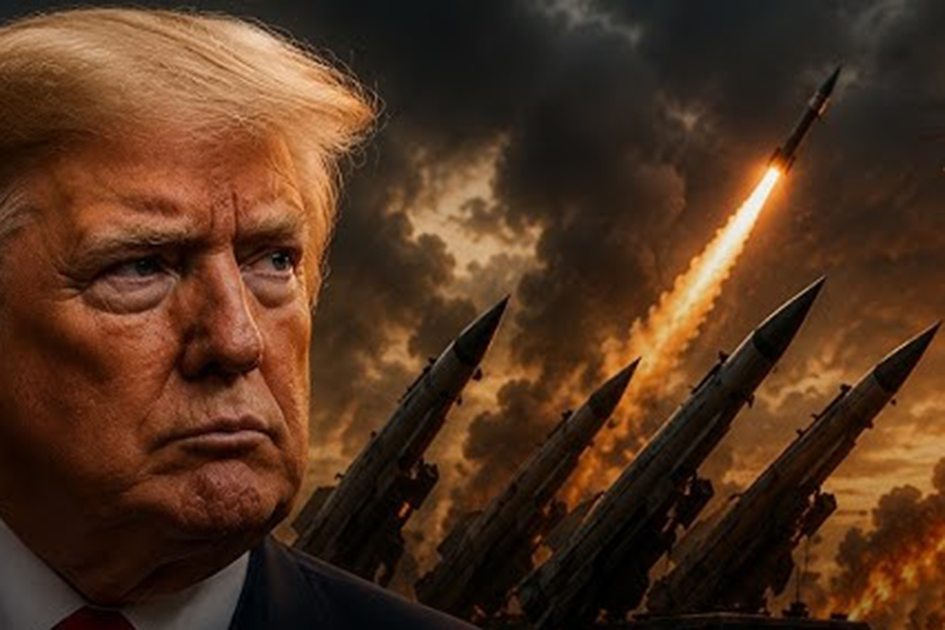 Trump bölgeyi yeniden ateşe attı: Füzeler peş peşe ateşlendi