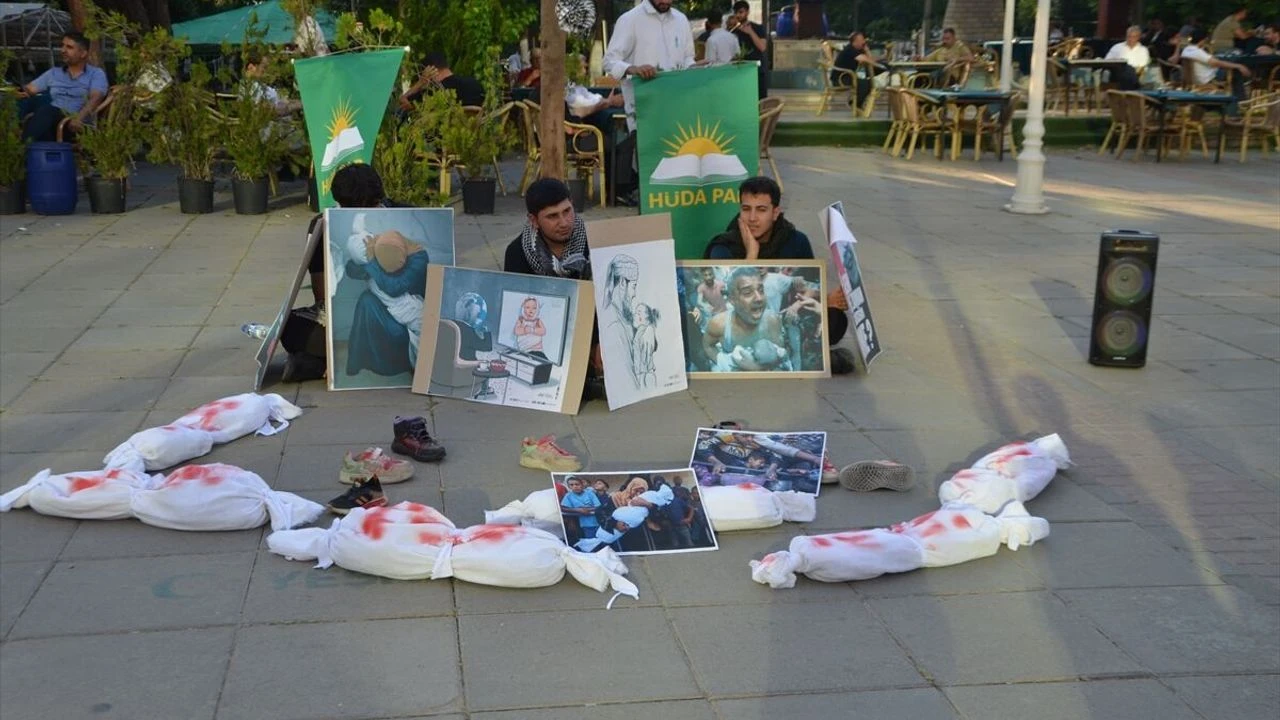 HÜDA PAR'dan Gazze'deki çocuklar için farkındalık etkinliği