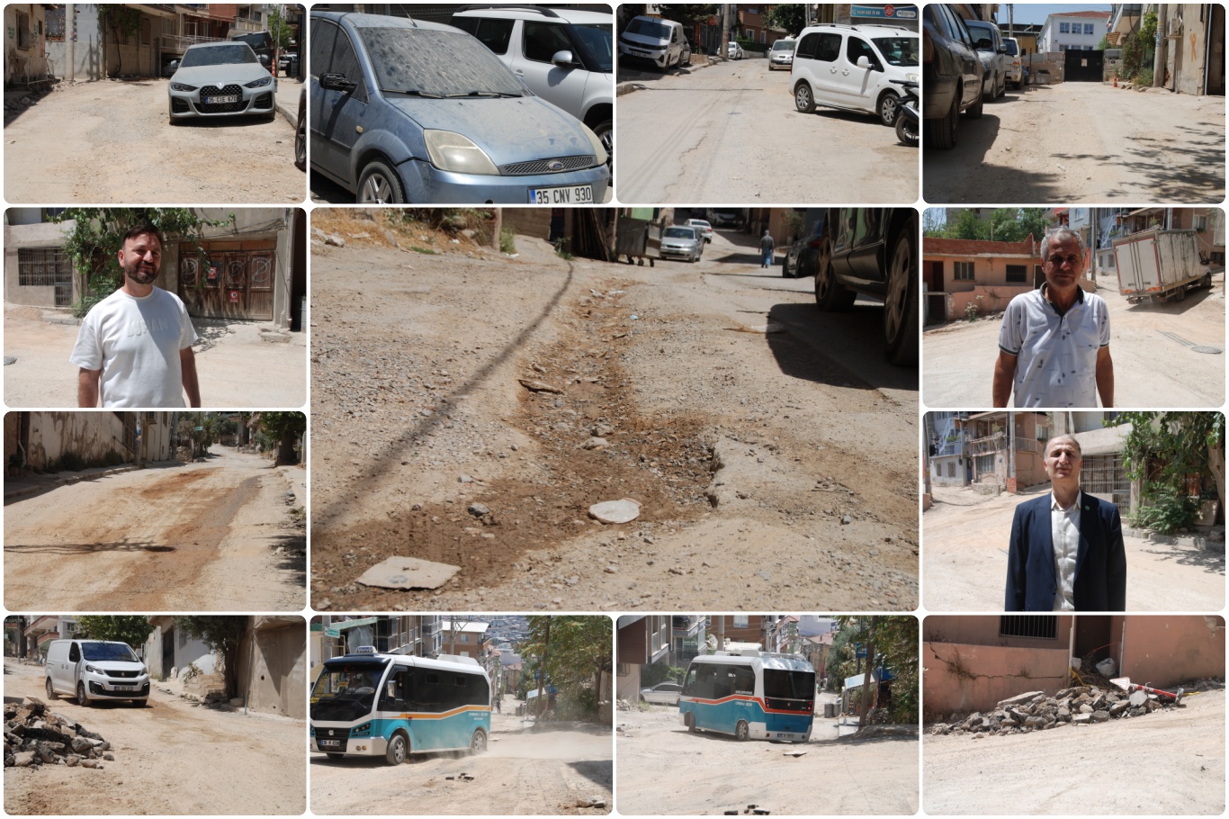 Bayraklı'da 8 aydır bitmeyen altyapı çalışması mahalleliyi mağdur ediyor