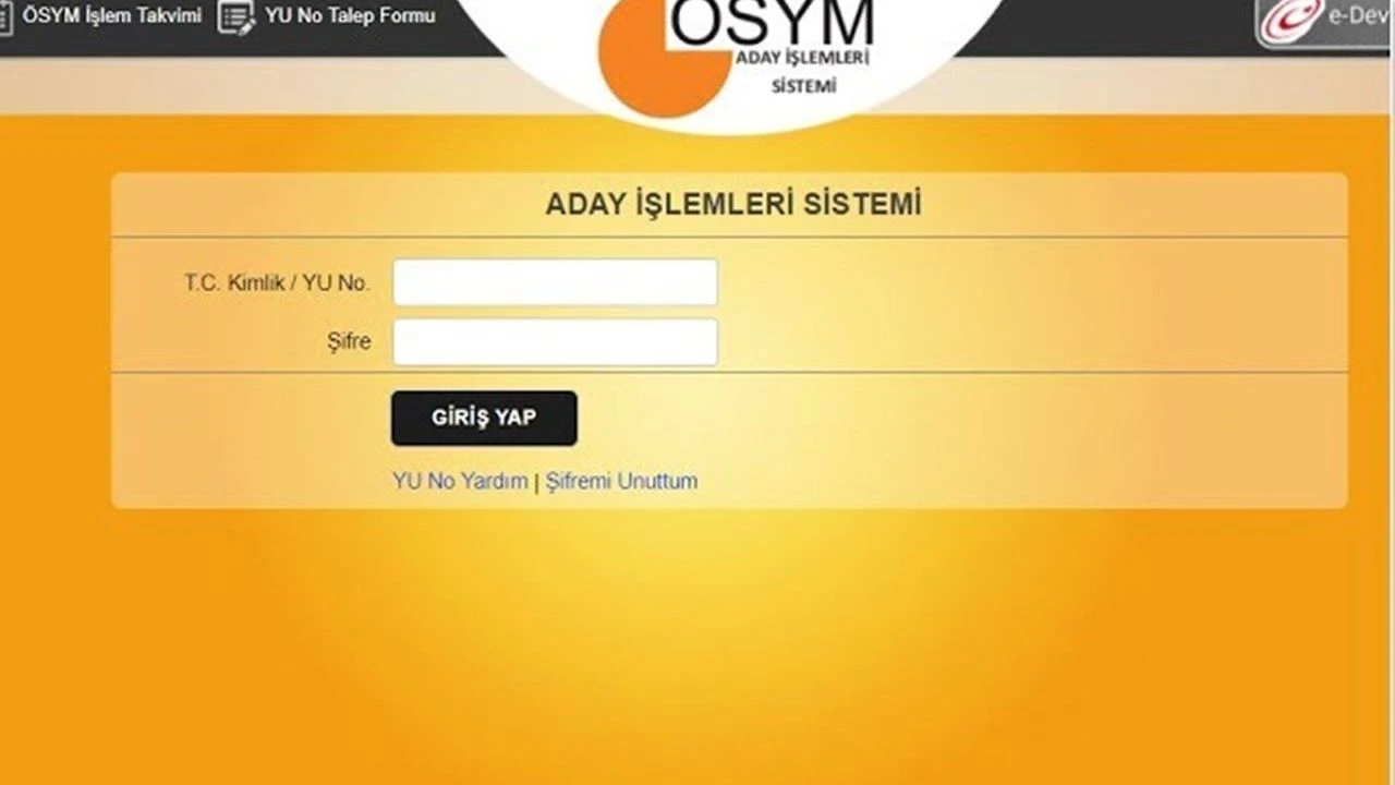 Puan değil başarı sırasına bakın, İstemediğiniz bölümü yazmayın!