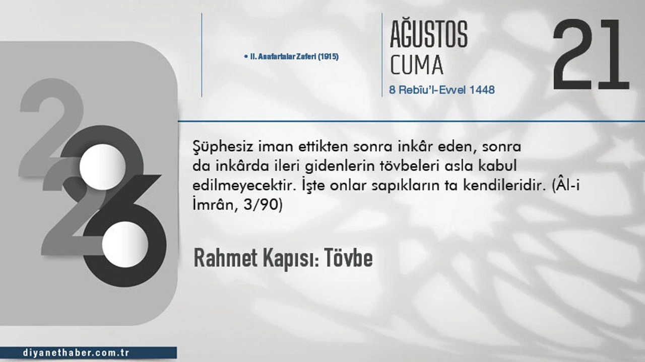 Rahmet Kapısı: Tövbe