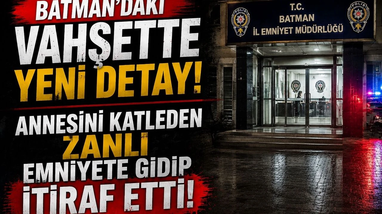 Batman’daki Vahşette Yeni Detay! Annesini Katleden Zanlı Emniyete Gidip İtiraf Etti!