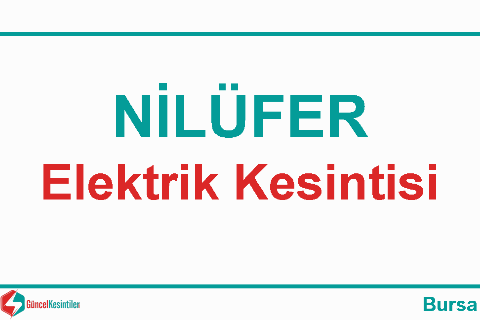 Bursa Elektrik Kesintisi Detayları Paylaşıldı (29-30 Ağustos 2026)