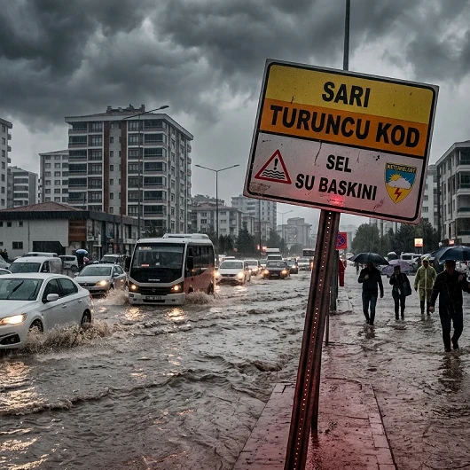 Yaz sıcakları bir anda kayboldu! 26 il için alarm: Sel ve su baskını riski