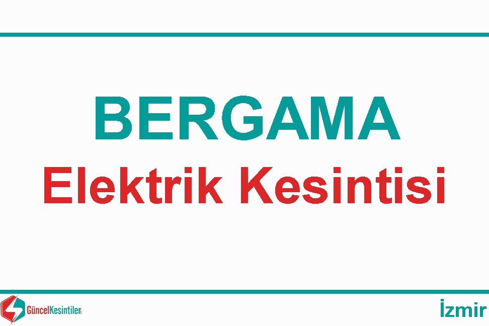 Izmir Elektrik Kesintisi Detayları Paylaşıldı (29-31 Ağustos 2026)