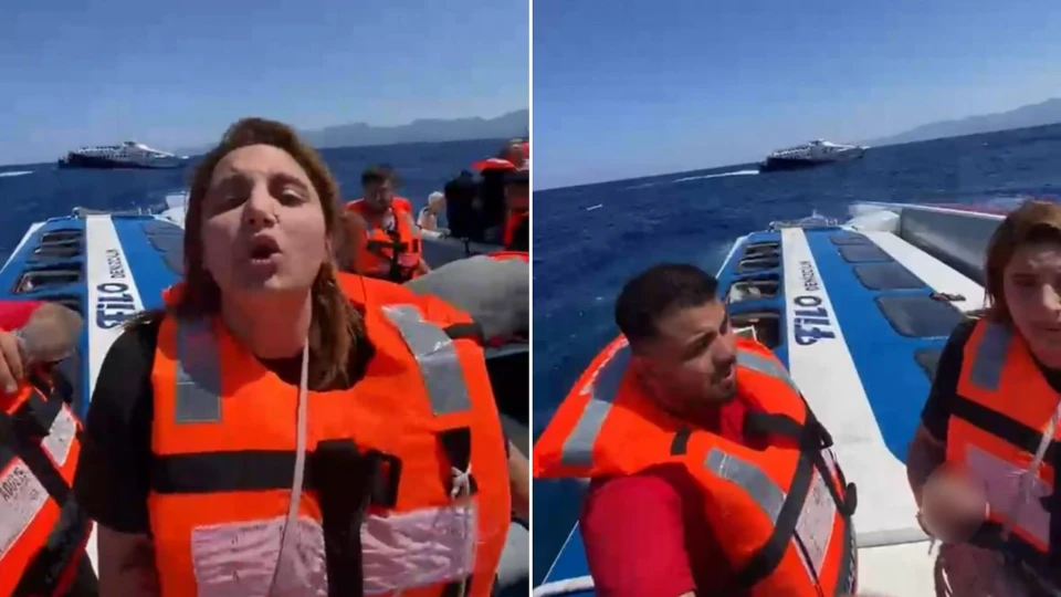 Girne'deki feribot kazasından kurtulan kız annesine gönderdiği görüntüler ortaya çıktı