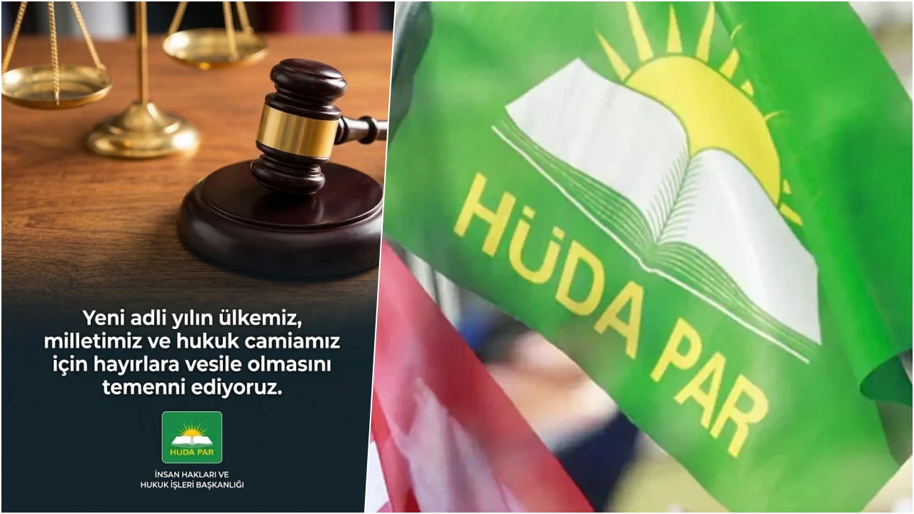 HÜDA PAR’dan yeni adli yıl mesajı