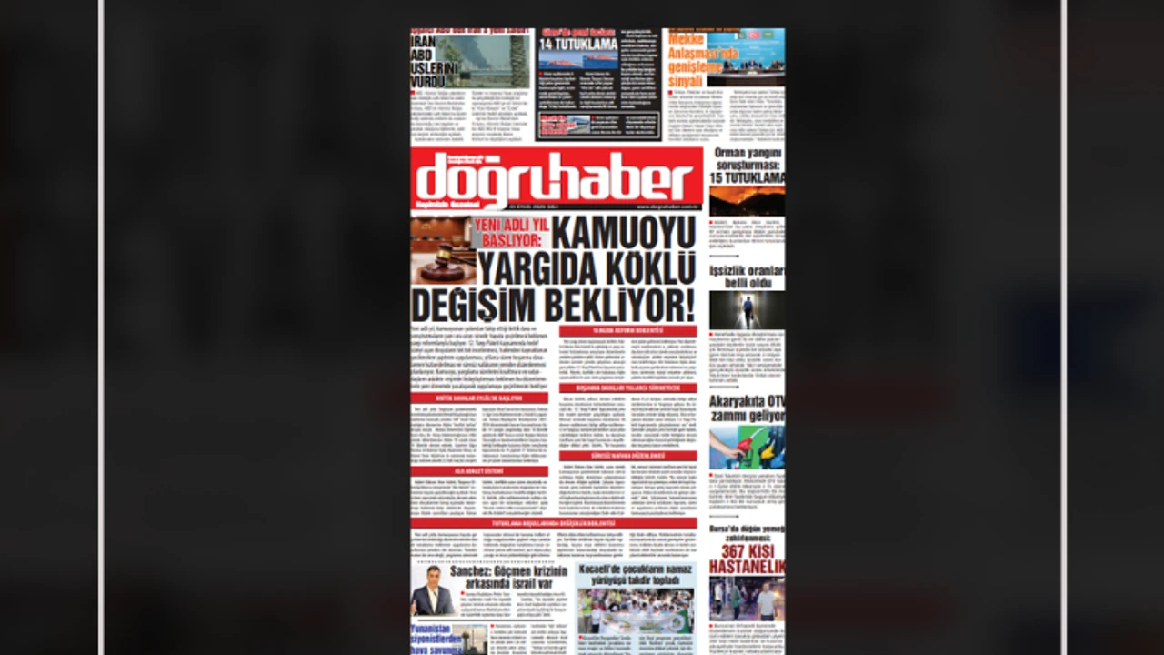 Yeni Adli Yıl Başlıyor: Kamuoyu Yargıda Köklü Değişim Bekliyor!
