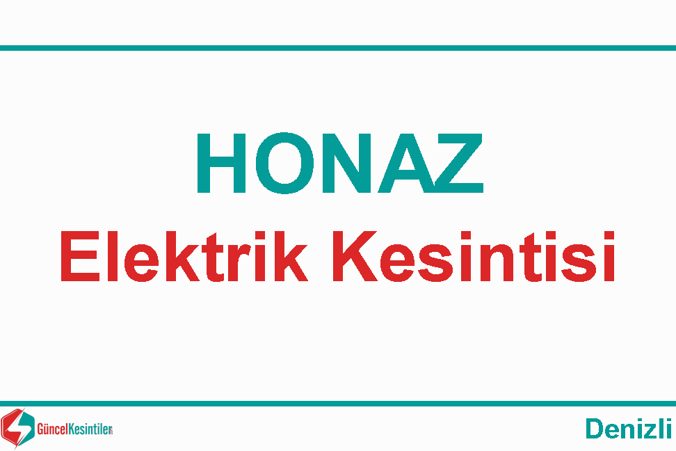 Denizli Elektrik Kesintisi Detayları Paylaşıldı (02-04 Eylül 2026)