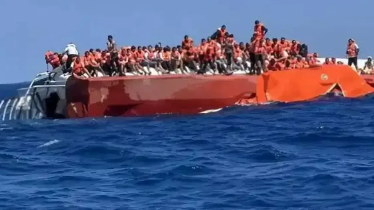 Girne açıklarında batan gemiye ulaşıldı