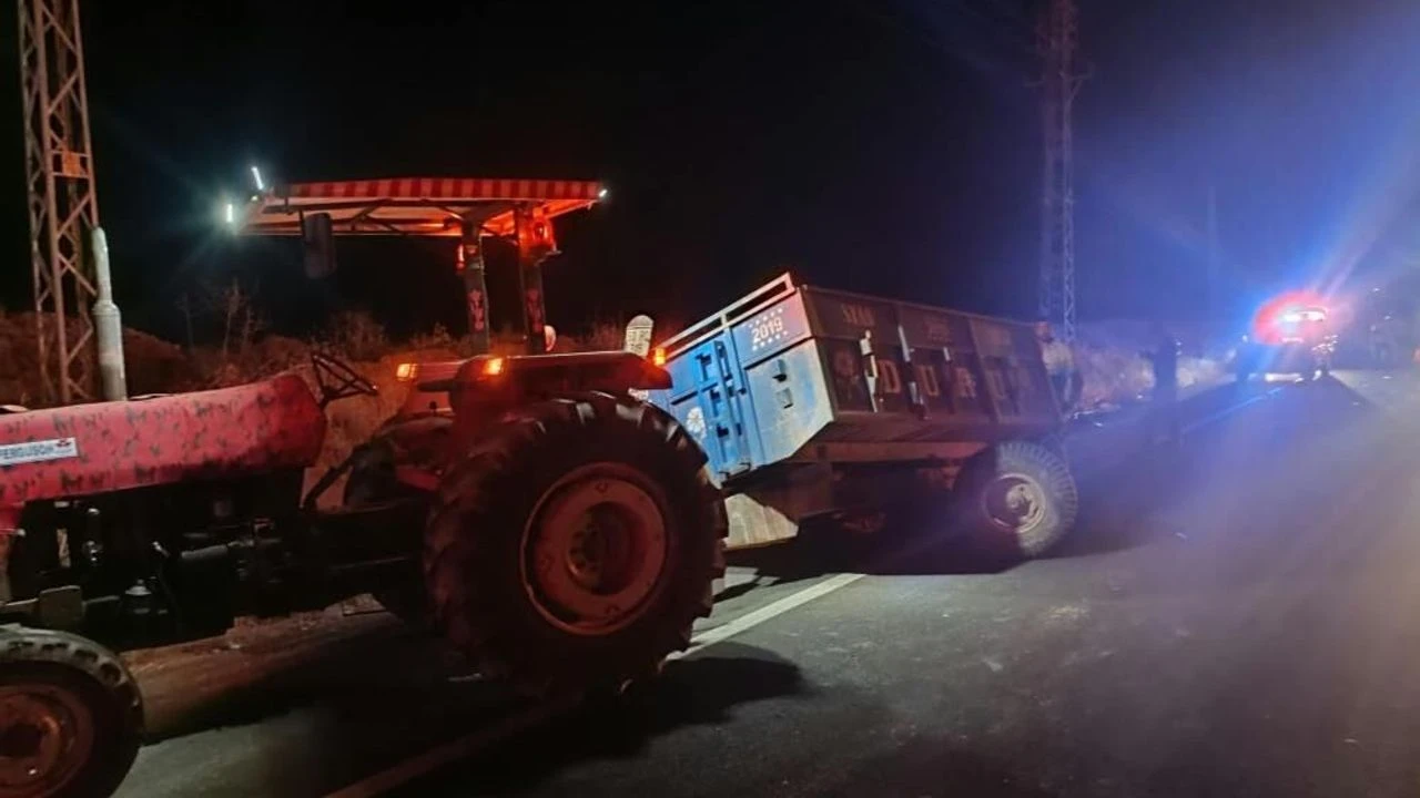 Diyarbakır yolunda cip ile traktör çarpıştı