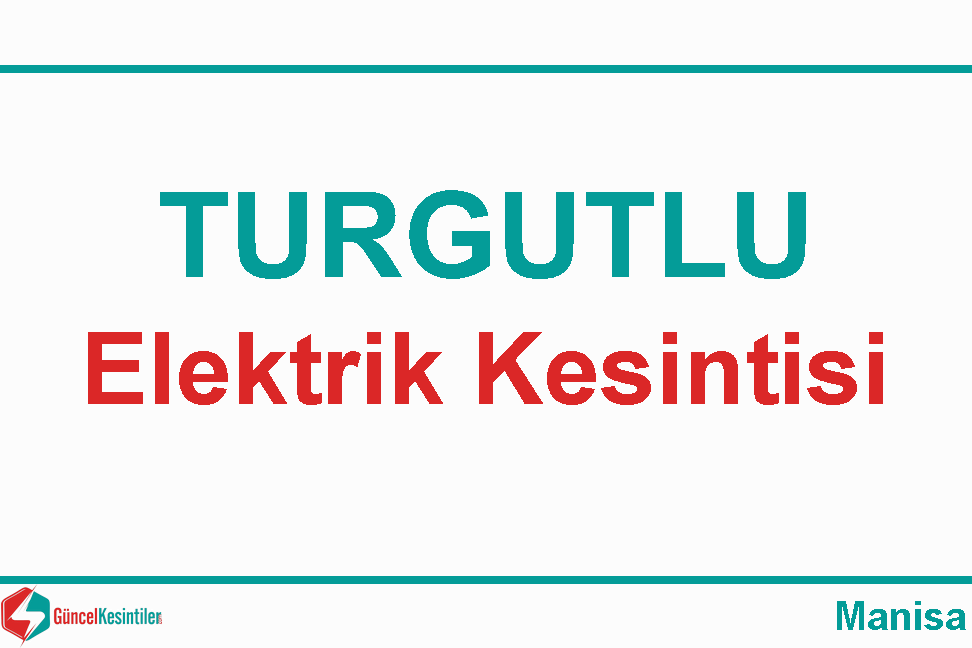 Manisa Elektrik Kesintisi Detayları Paylaşıldı (03-04 Eylül 2026)