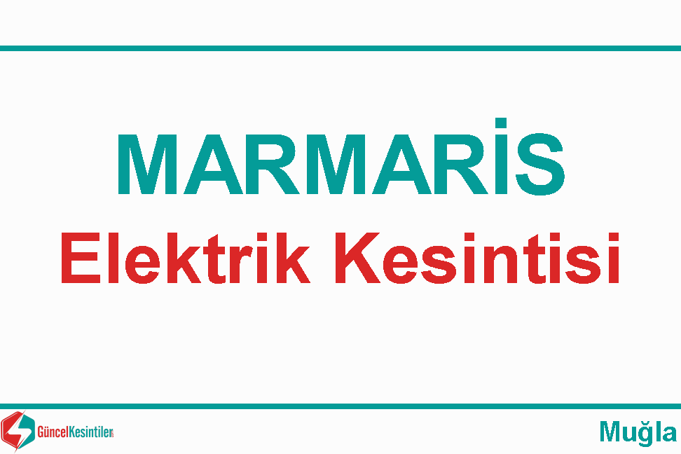 Muğla Elektrik Kesintisi Detayları Paylaşıldı (02 Eylül 2026)