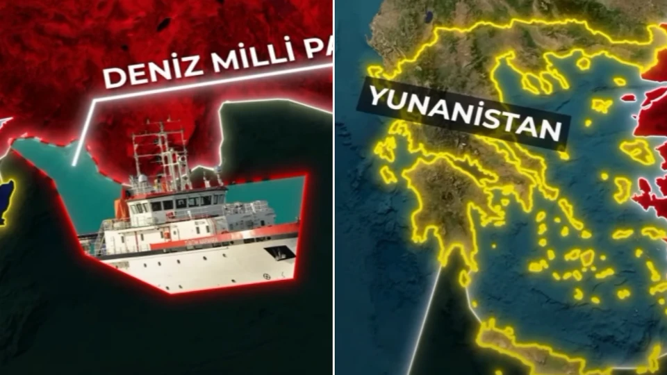 Atina'nın haritası çöpe atıldı, TB2 ve Türk denizaltısı devrede: Meis açıklarında radarlar açıldı