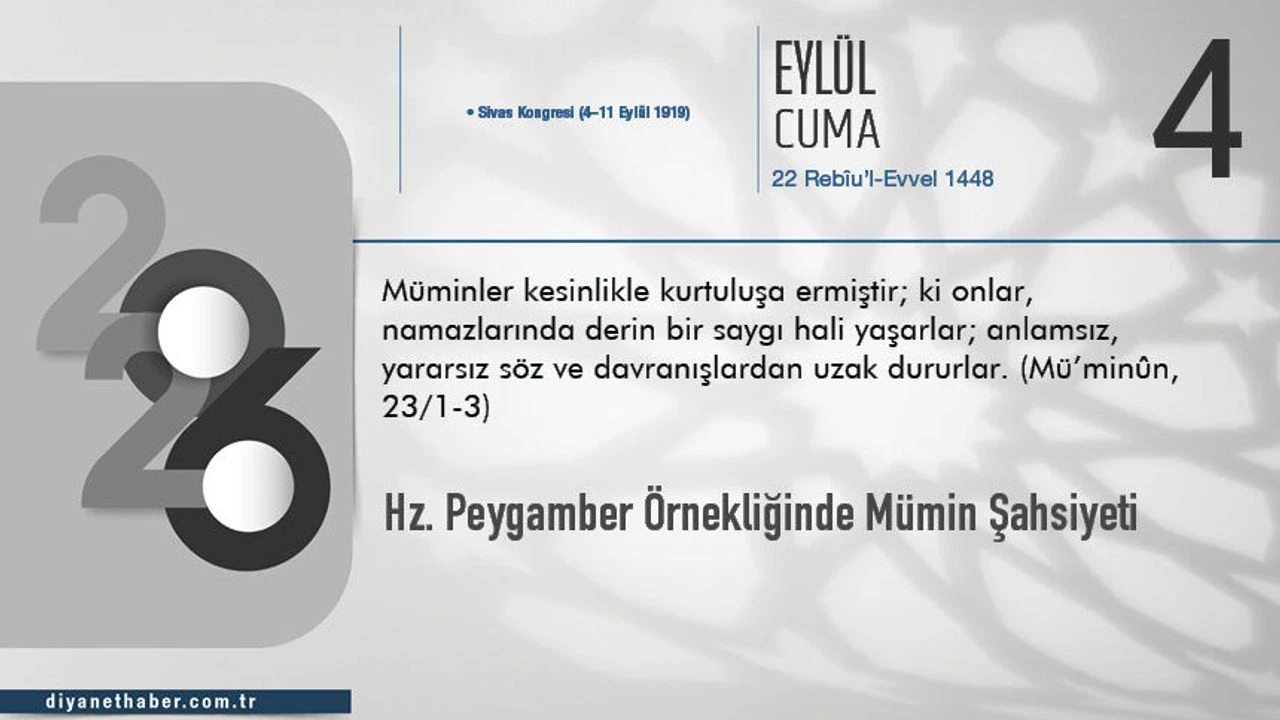 Hz. Peygamber Örnekliğinde Mümin Şahsiyeti