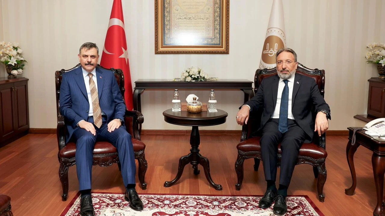 İçişleri Bakanı Çiftçi, Diyanet İşleri Başkanı Arpaguş'u ziyaret etti