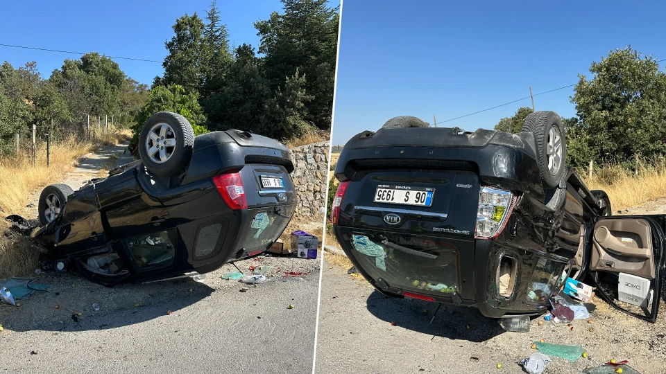Kontrolden çıkan araç metrelerce takla attı! Yoldan geçenler yardıma koştu: 66 yaşındaki sürücü hastanede can verdi