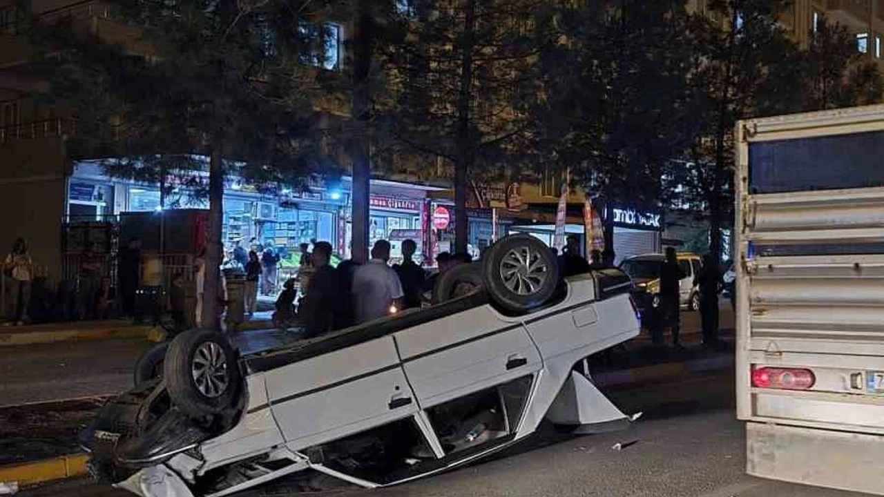 Silvan'da trafik kazası: 1 yaralı