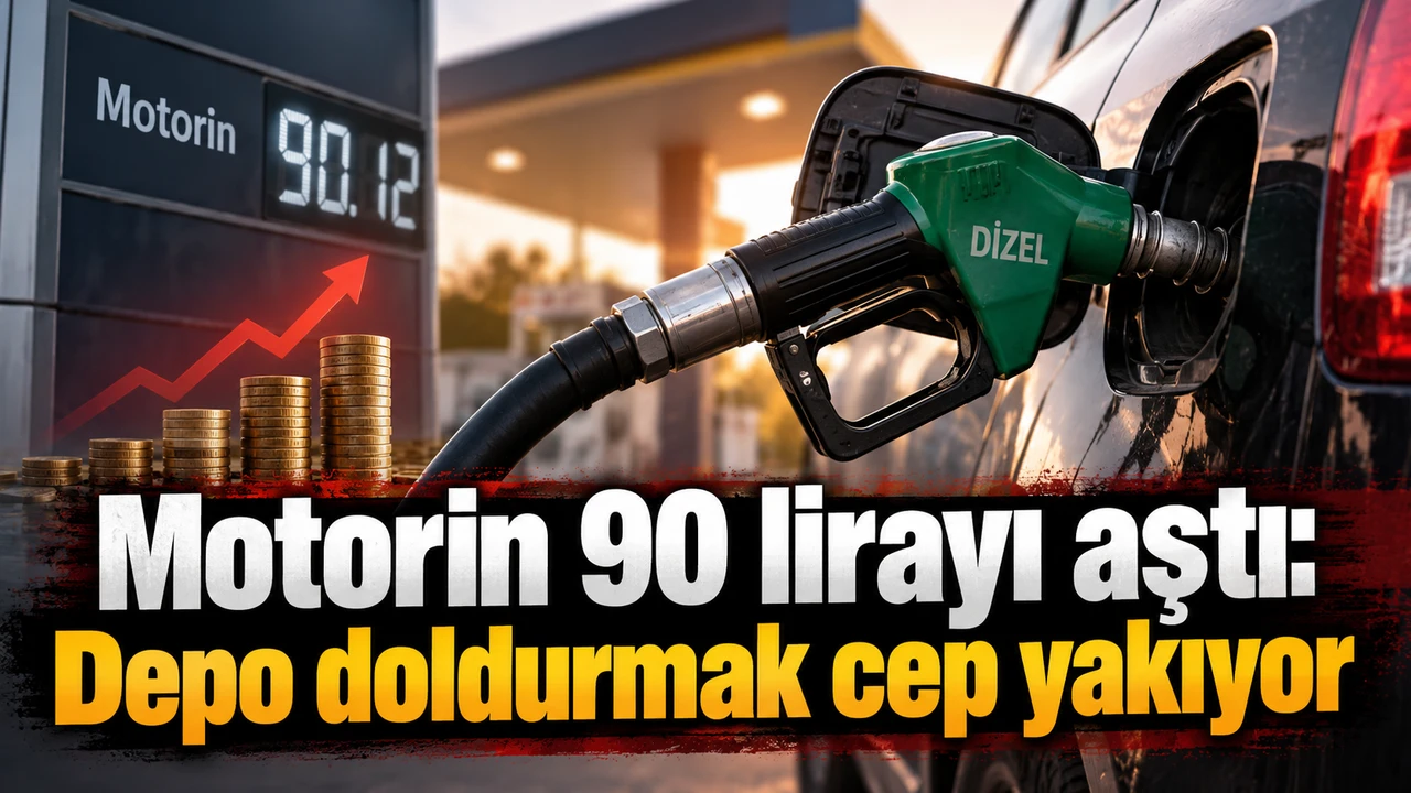 Motorin 90 lirayı aştı: Depo doldurmak cep yakıyor