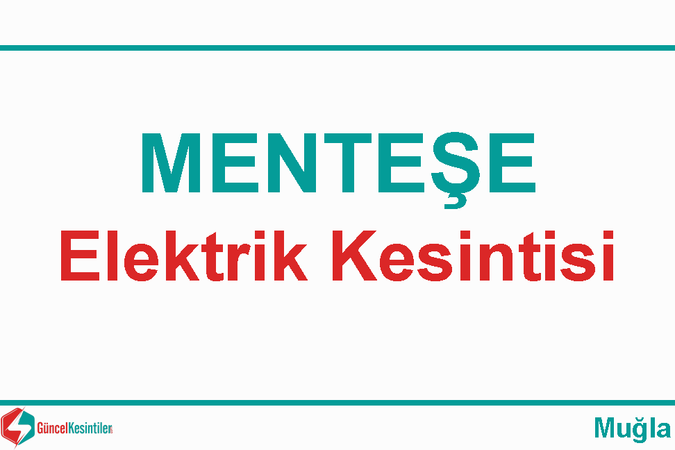 Muğla Elektrik Kesintisi Detayları Paylaşıldı (04-05 Eylül 2026)