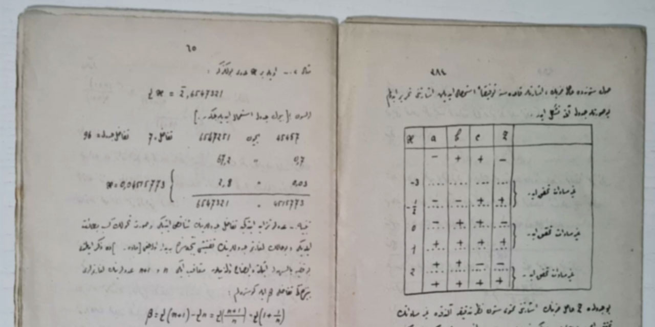 Said Nursi'nin yazdığı mantık, cebir ve matematik kitapları