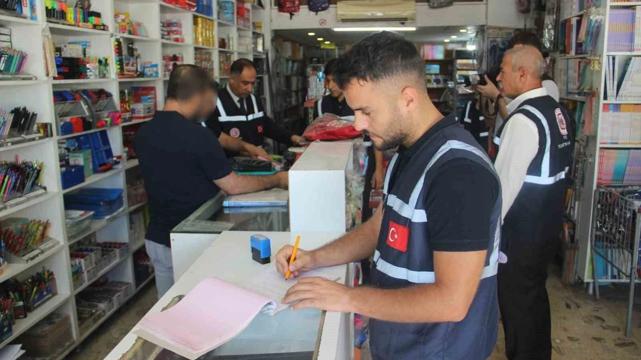 Şanlıurfa'da kırtasiye denetimlerinde 44 işletmeye ceza kesildi