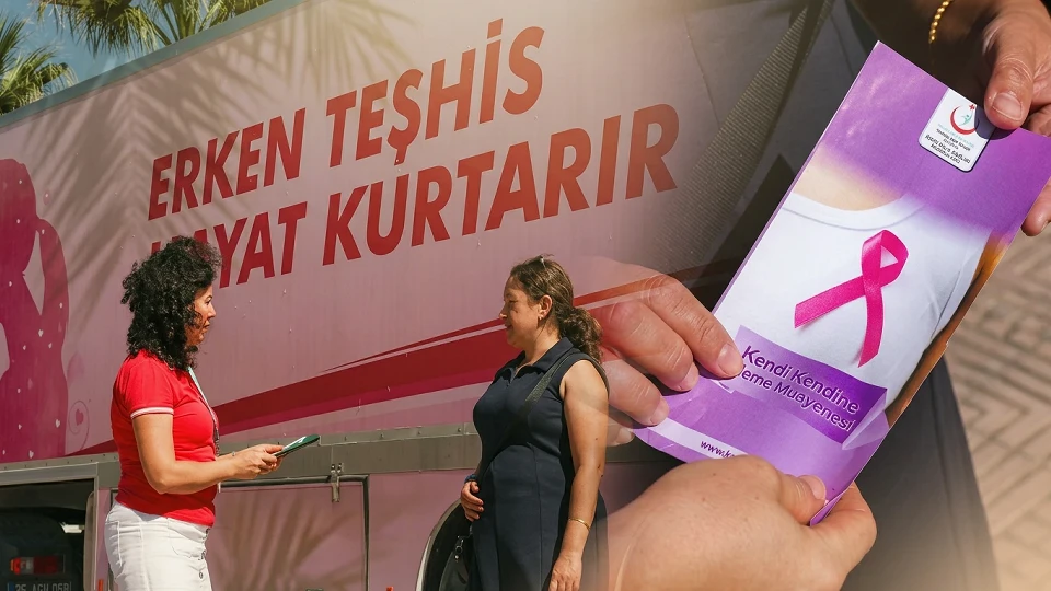 Pembe Prenses Aliağa’da: Kanser taraması için sahada