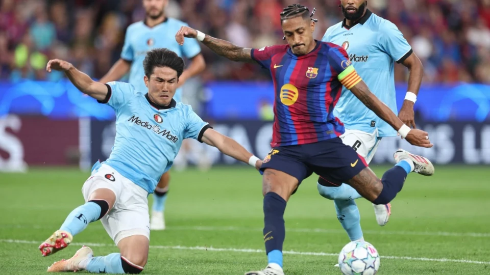 Raphinha şov yaptı: Barcelona, Feyenoord karşısında farka koştu