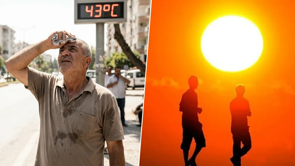 Termometreler 43 dereceyi gördü: 'Güneşe ateş edenleri de haklı buluyorum artık' Vatandaş sıcağa şiir yazdı