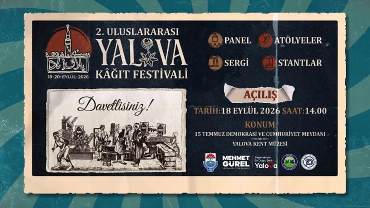 2. Uluslararası Yalova Kağıt Festivali Başlıyor