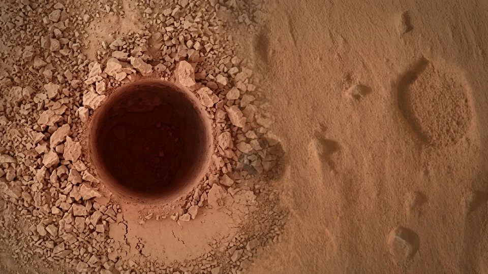 NASA'nın Mars'taki aracından şaşırtan keşif: Kayalarda gizemli delikler bulundu