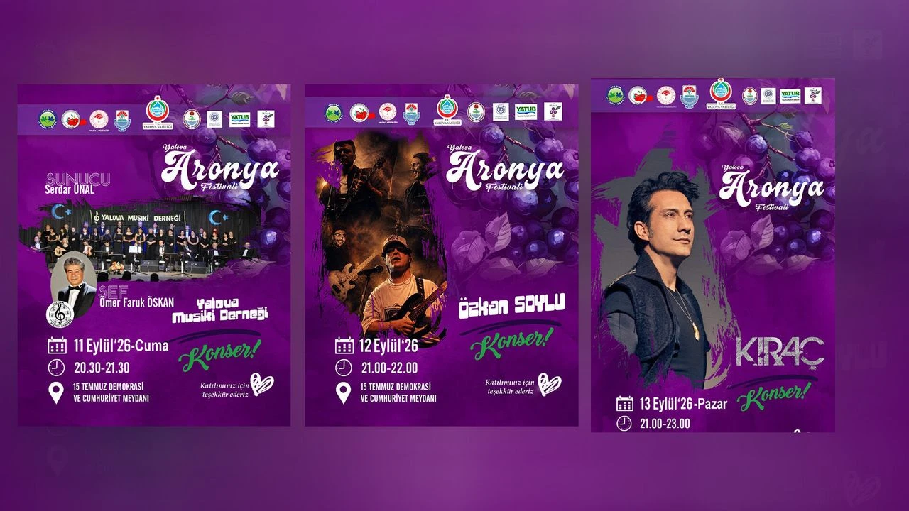 Yalova Aronya Festivali Başlıyor