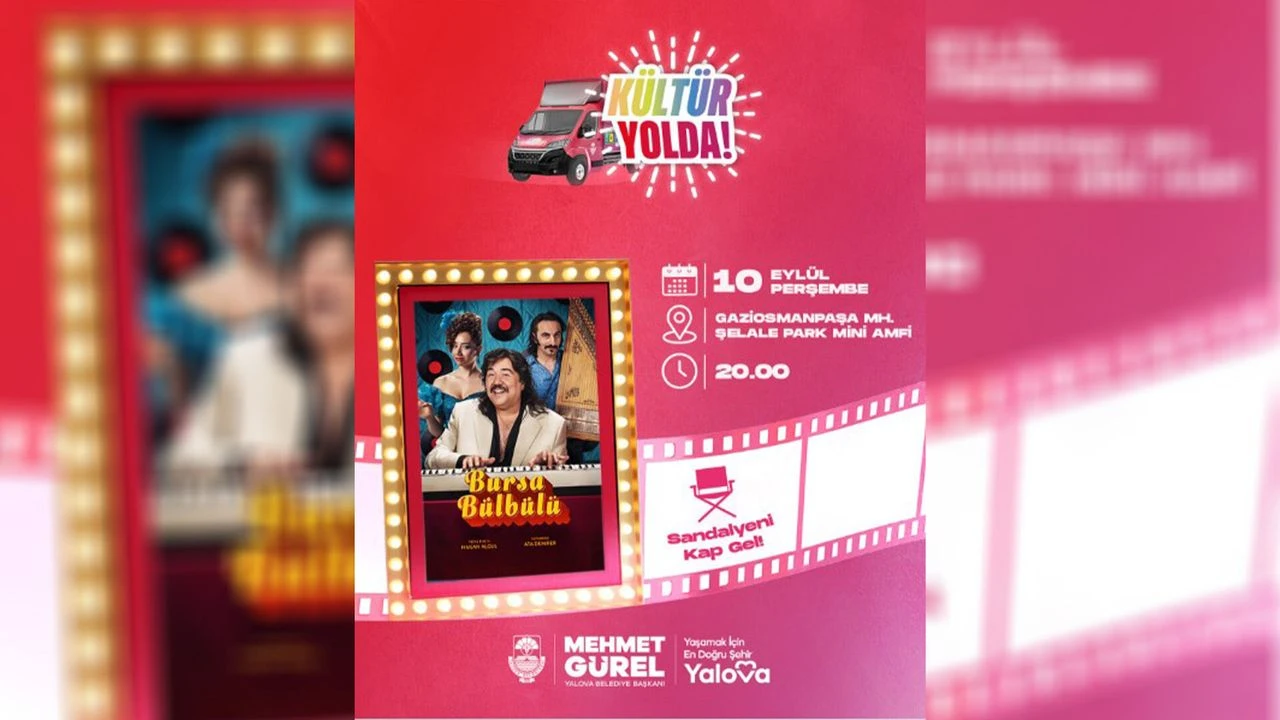 Yalova’da Açık Hava Sinema Keyfi