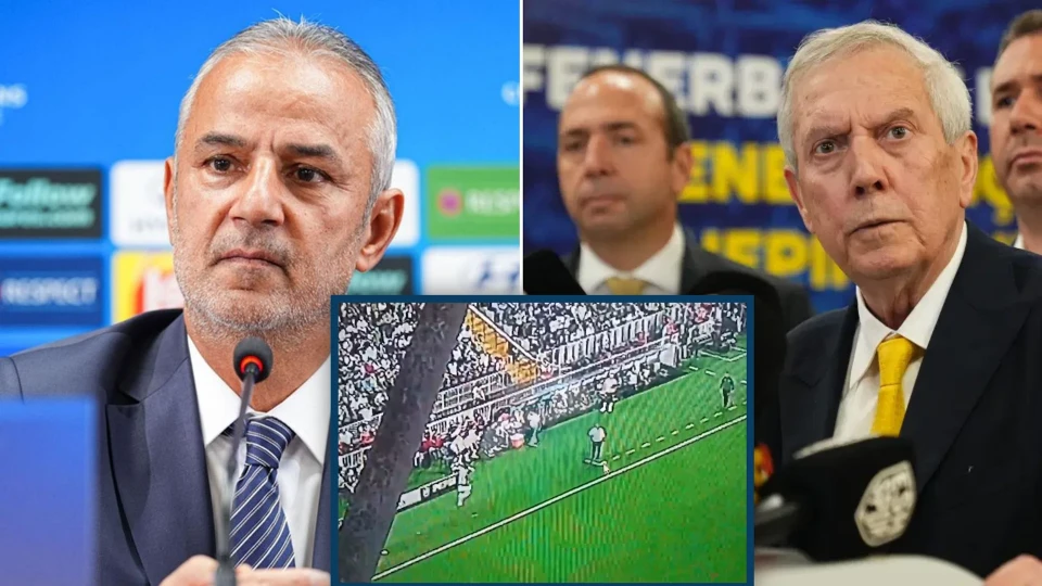 Görüntüler ortaya çıktı: İsmail Kartal'a su şişesi fırlatan taraftar tespit edildi!